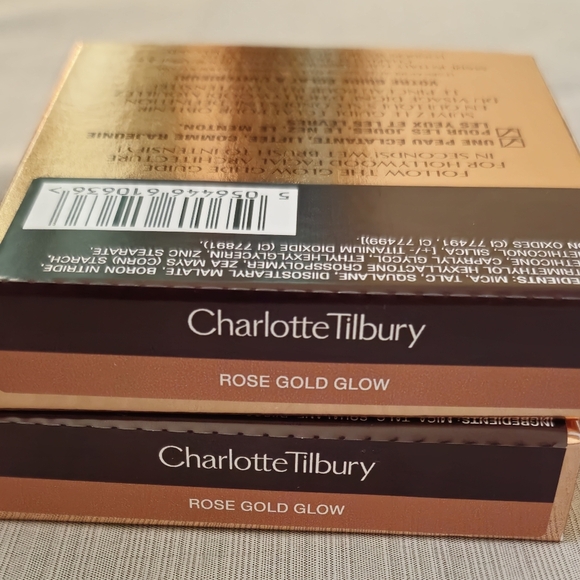 NIB Charlotte Tilbury Glow Glide Highlighter Rose Gold Glow **2 Available** - Picture 7 of 8